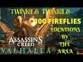 100 Firefly Locations in Assassins Creed Valhalla / Twinkle Twinkle Trophy /Achievement Guide