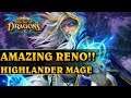 AMAZING RENO!! - HIGHLANDER MAGE - Hearthstone Decks (Descent of Dragons)