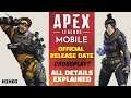 Apex Legends Mobile Release Date Confirmed🔥All Details Explained | Hindi