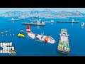 Cargo Ship Crisis - GTA 5 Coast Guard Rescue