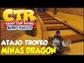 Crash Team Racing Nitro-Fueled Minas dragón ATAJO (Trofeo "Minería veloz")