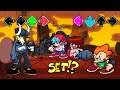 Friday Night Funkin’ - Pico arrives and saves BF & GF for the second time (Tabi vs Pico)