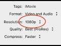 HOW TO EXPORT IN 1080P USING IMOVIE 2020