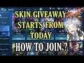 How to Join Skin Giveaway? | Mobile Legends
