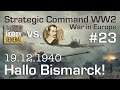 Let's Play Strategic Command WW2 WiE #23: Hallo Bismarck! (Multiplayer vs. Hobbygeneral)