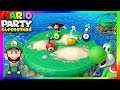 Mario Party Superstars Minigames #17 Luigi vs Yoshi vs Donkey kong vs Rosalina
