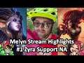 Melyn playing with and vs. pros - Zyra highlights