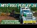 Mito Role Play Ep. 28 Trasportiamo la scorpion King(quasi) | American Truck Simulator