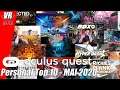Personal Quest Top 10 Mai 2020 / Oculus Quest / German / Deutsch / Spiele