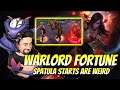 Warlord Fortune - Spatula Starts are Weird | TFT Fates | Teamfight Tactics