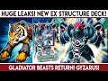Yu-Gi-Oh! Duel Links | HUGE LEAKS! New Structure Deck GLADIATOR'S STORM! Gladiator Beast Gyzarus!