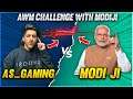 A_s Gaming AWM Challenge With Modi Ji Double Awm 29 Kills (Must Watch) - Garena Free Fire