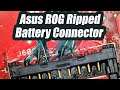 Asus ROG Laptop Ripped Battery Connector replacement and trace repair using Donor board