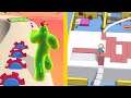 Blob Runner 3D Vs Stacky Dash : All Levels Gameplay New Update Android, iOS #3