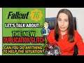 Fallout 76 - Let's Talk About... The NEW DUPLICATION GLITCH - Can You Do Anything About It?