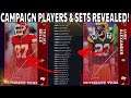 FULL BREAKDOWN OF EVERY CAMPAIGN PLAYER & SETS! MADDEN 22 ULTIMATE TEAM!