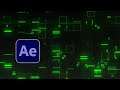 How to create Digital Background Animation in Adobe After Effects