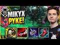 MIKYX CHILLING WITH PYKE SUPPORT! - G2 Mikyx Plays Pyke SUPPORT vs Lux! | Patch 11.15