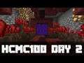Minecraft 1.14.3 Day 2 | HARDCORE 100% Challenge #HCMC100