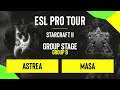 SC2 - Astrea vs. MaSa - DreamHack SC2 Masters: Fall - Group B - NA