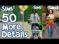 The Sims 3: 50 MORE FUN LITTLE DETAILS not in Sims 2 & Sims 4