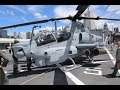 US Marines AH-1Z Super Cobra Attack Helicopter On Board The USS New York During Fleet Week NYC