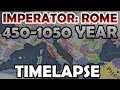 Imperator: Rome 450-1050 Year AI Timelapse