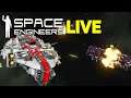 Space Engineers LIVE - LARGE Multiplayer SERVER Battle!