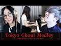 Tokyo Ghoul - Unravel + Katharsis Piano Medley | cover by MindaRyn x @UmiKun x @RusPiano