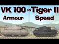 WOT Blitz Face Off || VK 100.01 (P) vs Tiger II
