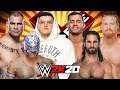 WWE 2K20 | REY MYSTERIO DOMINIK & CAIN VELASQUES vs SETH ROLLINS MURPHY & AUSTIN THEORY