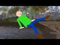 BALDI'S BASICS FOREST RAGDOLL!! Garry's Mod [Baldi's Basics] Gameplay