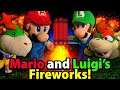Crazy Mario Bros: Mario and Luigi's Fireworks!