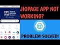 JIOPAGE Not Working Problem Solved || JIOPAGE All Problem Solved