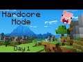 Minecraft Hardcore Mode: Day 1