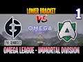 REMAKE EG vs Alliance Game 1 | Bo3 | Lower Bracket OMEGA League Immortal Division | DOTA 2 LIVE