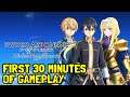 Sword Art Online Alicization Lycoris - First 30 Minutes Of Gameplay