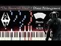 TES V: Skyrim - 'The Bannered Mare' - Advanced Piano Arrangement + MIDI / FREE SHEETS