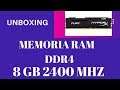 UNBOXING : Memória RAM HyperX Fury 8GB DDR4 2400MHz