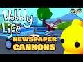 Wobbly Life Gameplay #12 : NEWSPAPER CANNONS | 3 Player Co-op