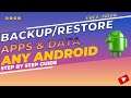 Backup & Restore All Android Data With 1 Click | Works On Any Android | Easiest Free 2021 Trick