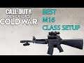 Black Ops Cold War - BEST M16 Class Setup to USE! + Countering Enemy Snipers