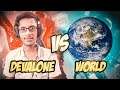 Dev Alone vs World 😂 - I Found Random Girl In World Chat - Garena Free Fire