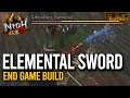 ELEMENTAL SWORD OP Mid Game Build - NIOH 2