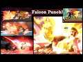 Falcon Punching every character in the Super Smash Bros. Series