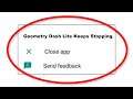 Fix Geometry Dash Lite Keeps Stopping Error Android - Fix Geometry Dash Lite App Not Open Problem