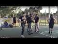 NICK PLAYING IN THE HOOD! THEIR WHOLE HOOD TRIED TO JUMP ME! 5v5 Basketball At The Park!