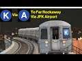 OpenBVE Fictional Special: K Train To Far Rockaway Via JFK Airport (R68A)