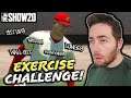 PLAYING RANKED WHILE EXERCISING...MLB THE SHOW 20 DIAMOND DYNASTY