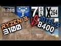 Ryzen 3 3100 vs Intel i5 8400 Benchmarks β 15 Tests π₯